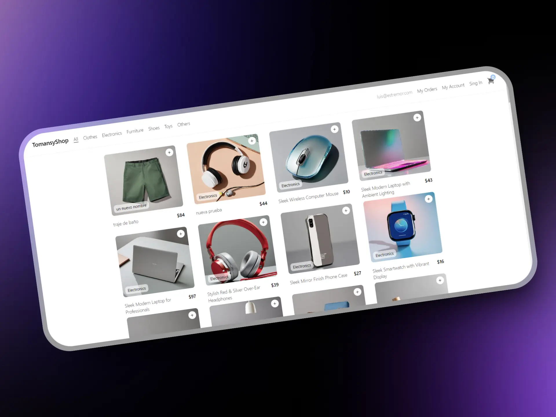 React Ecommerce